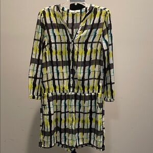 Jenn Romper Size S Colorful Yellow Black Playful Resort-Wear Summer Vacation